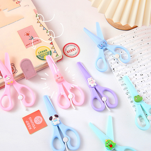 Safety Scissors Student Craft Scissors Round Edge Children